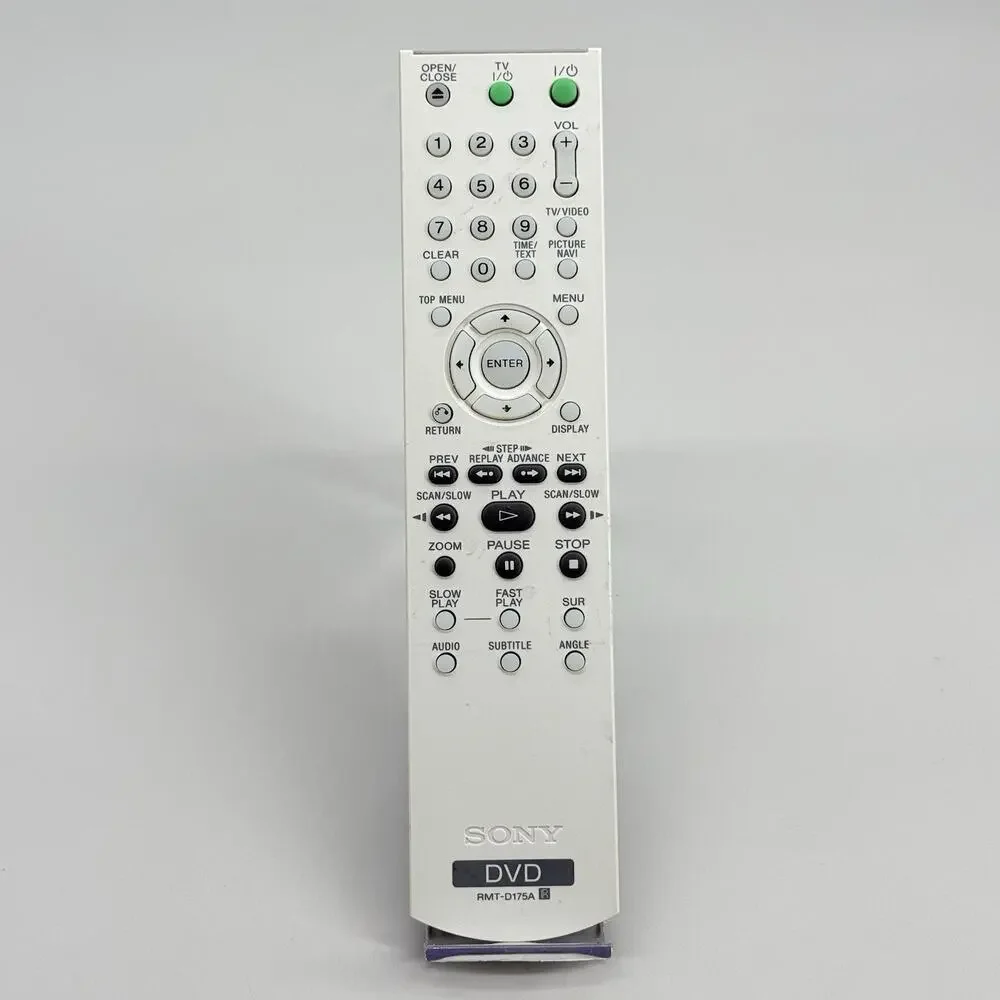Sony RMT-D175A DVD Player Remote Control OEM Genuine Tested & Working
